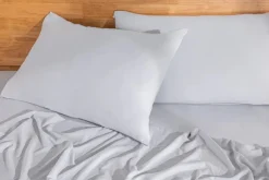 Soft Wash Sheets In White, Twin