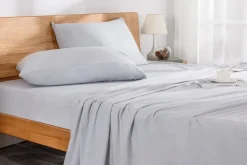 Soft Wash Sheets In White, Twin