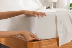 Soft Wash Sheets In White, Twin