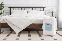 Soft Washed Down Alternative Comforter In Gray, Queen