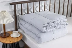 Soft Washed Down Alternative Comforter In Gray, Queen
