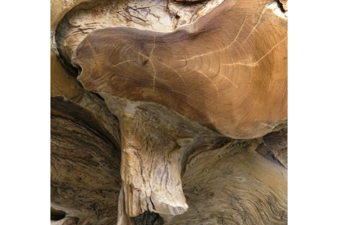 Sola Outdoor Round End Table In Natural