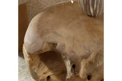 Sola Outdoor Round End Table In Natural