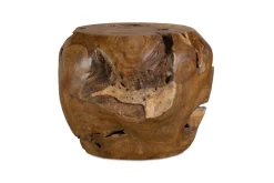 Sola Outdoor Round End Table In Natural