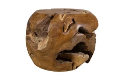 Sola Outdoor Round End Table In Natural