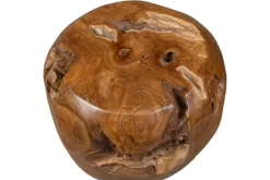 Sola Outdoor Round End Table In Natural