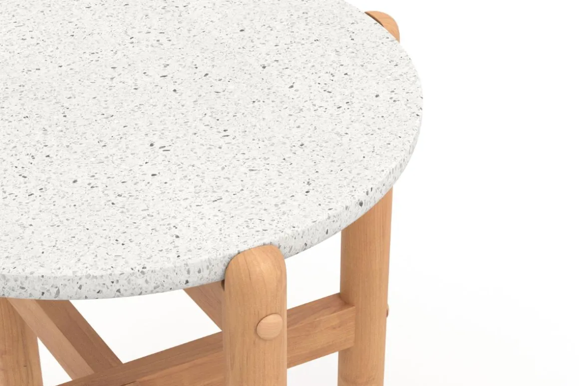 Solstice Outdoor End Table In Brown