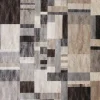 Sonoma Grove Rug In Ivory & Gray Layered Squares, 5’ X 8’