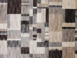 Sonoma Grove Rug In Ivory & Gray Layered Squares, 5’ X 8’