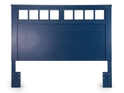 St Regis Panel Headboard, Dresser, Mirror & Nightstand In White, Twin