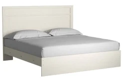Stelsie Panel Bed In Gray, Full
