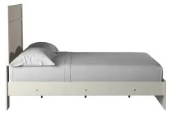 Stelsie Panel Bed In Gray, Full