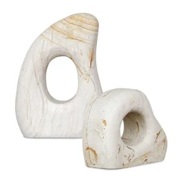 Stoneflow Sculpture, Set Of 2