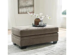 Stonemeade Ottoman In Nutmeg