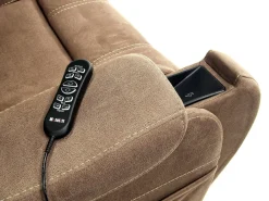 Str 3 Power Lift Chair W/ Wireless Charger In Gunmetal