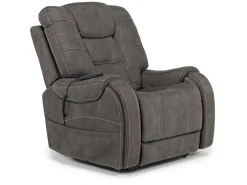 Str 3 Power Lift Chair W/ Wireless Charger In Gunmetal