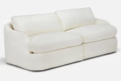 Stratus Crypton Performance Loveseat In Jennie Snow