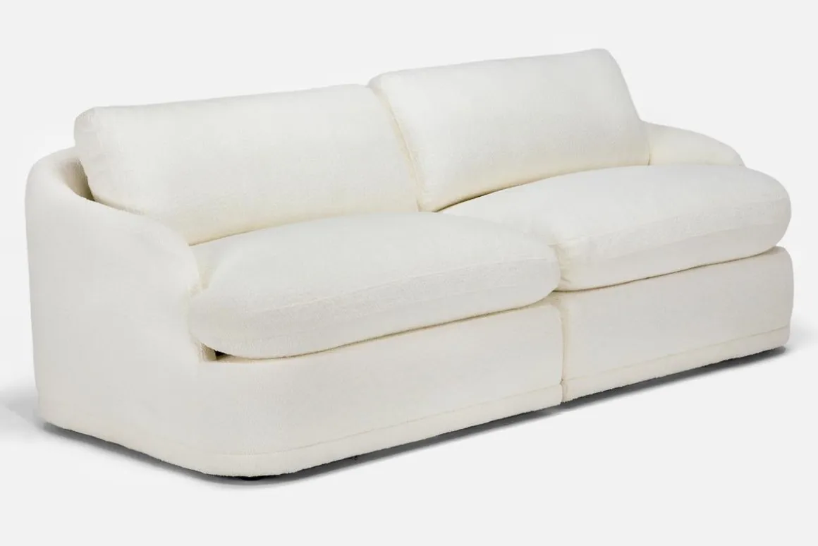 Stratus Crypton Performance Loveseat In Jennie Snow