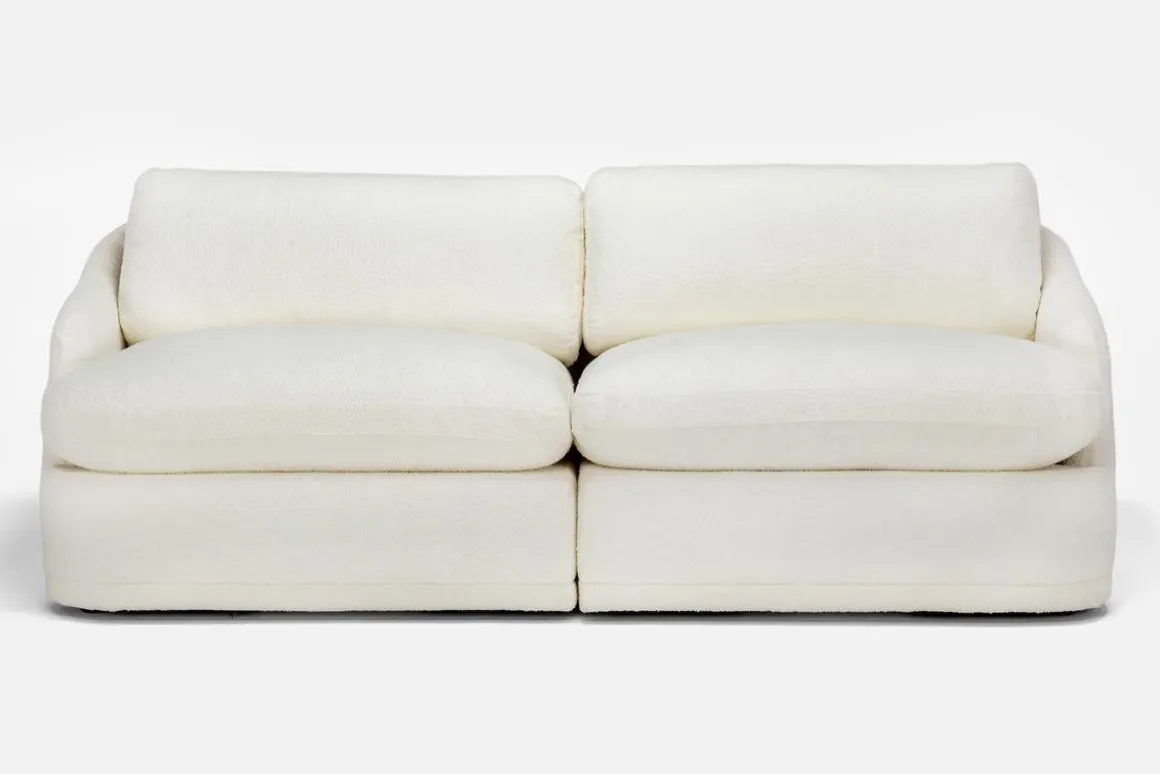 Stratus Crypton Performance Loveseat In Jennie Snow