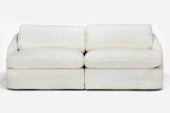 Stratus Crypton Performance Sofa & Loveseat In Jennie Snow