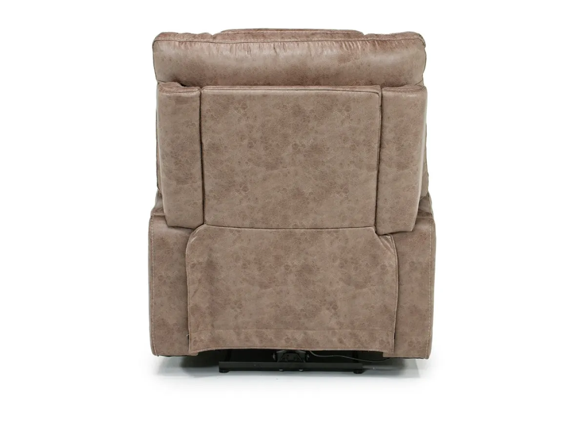 Stt 3 Power Recliner W/ Wireless Charger In Mushroom