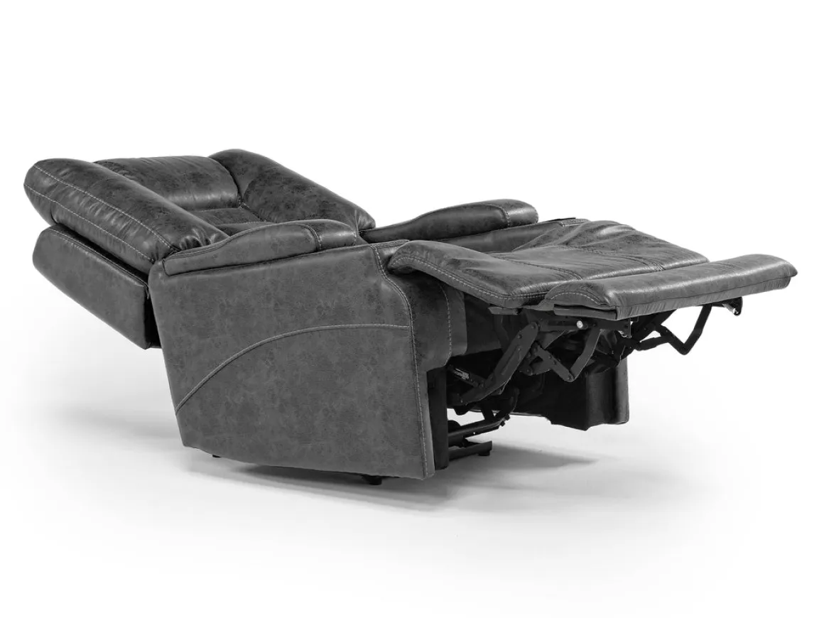 Stt 3 Power Recliner W/ Wireless Charger In Mushroom