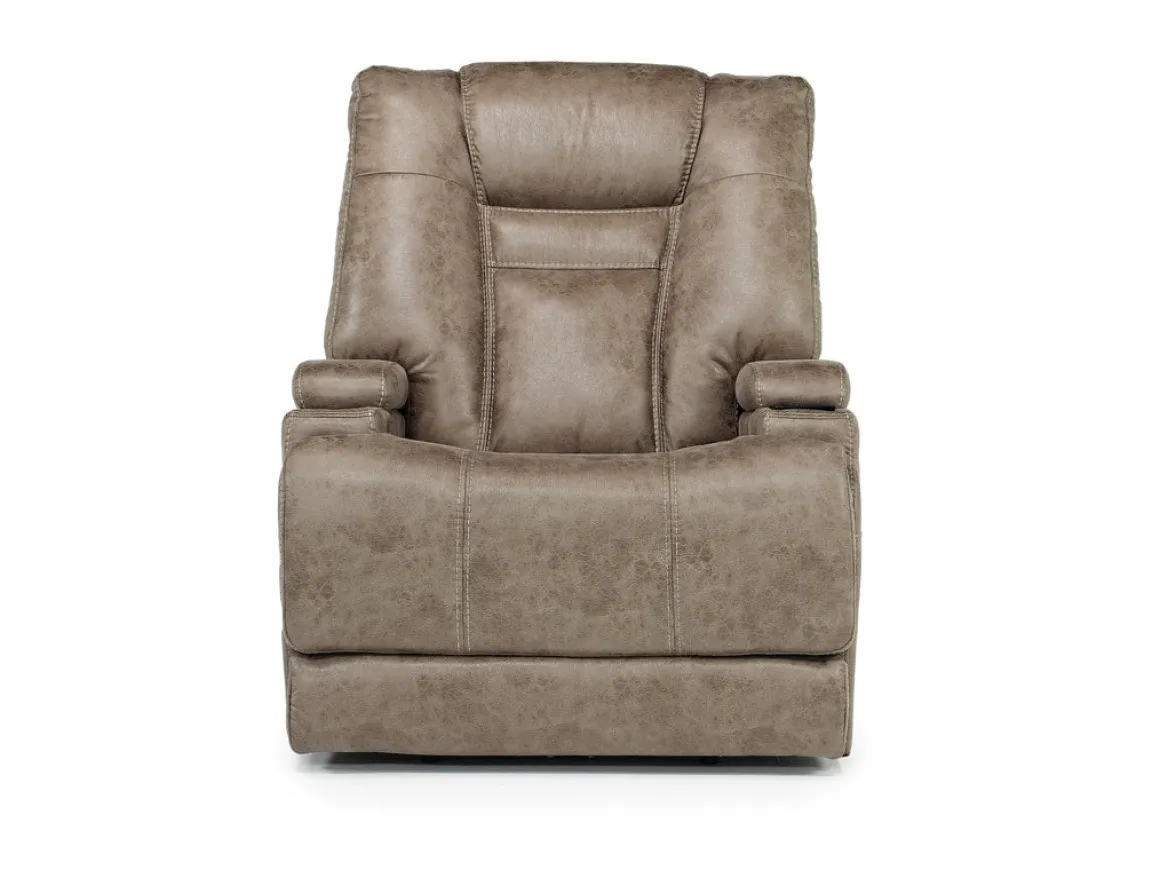 Stt 3 Power Recliner W/ Wireless Charger In Mushroom