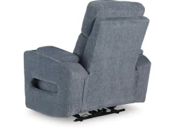 Studio Cave 2 Power Recliner In Steel