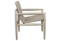 Sumba Outdoor Lounge Chair In Brown