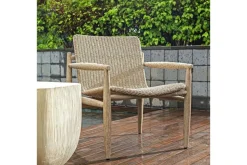 Sumba Outdoor Lounge Chair In Brown