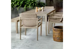 Sumba Outdoor Side Chair In Brown