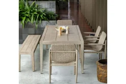 Sumba Outdoor Side Chair In Brown
