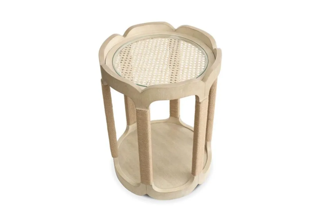 Sunset Cove Accent Table In Sanibel Brown