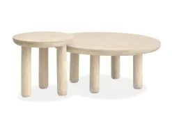 Sunset Cove Nesting Coffee Tables In Sanibel Brown