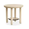 Sunset Cove Round End Table In Sanibel Brown