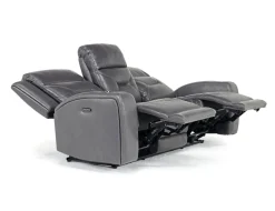 Tahoe 2 Power Sofa In Charcoal