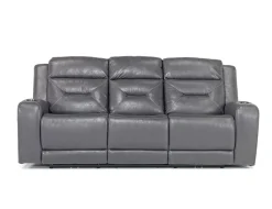 Tahoe 2 Power Sofa In Charcoal