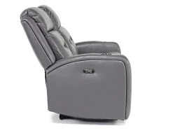 Tahoe 2 Power Sofa In Charcoal