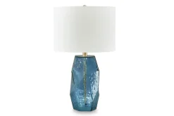 Tallow Table Lamp In Blue