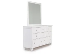 Tamarack Mirror In White