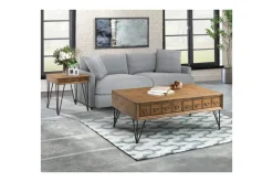 Tanner Coffee Table In Light Walnut