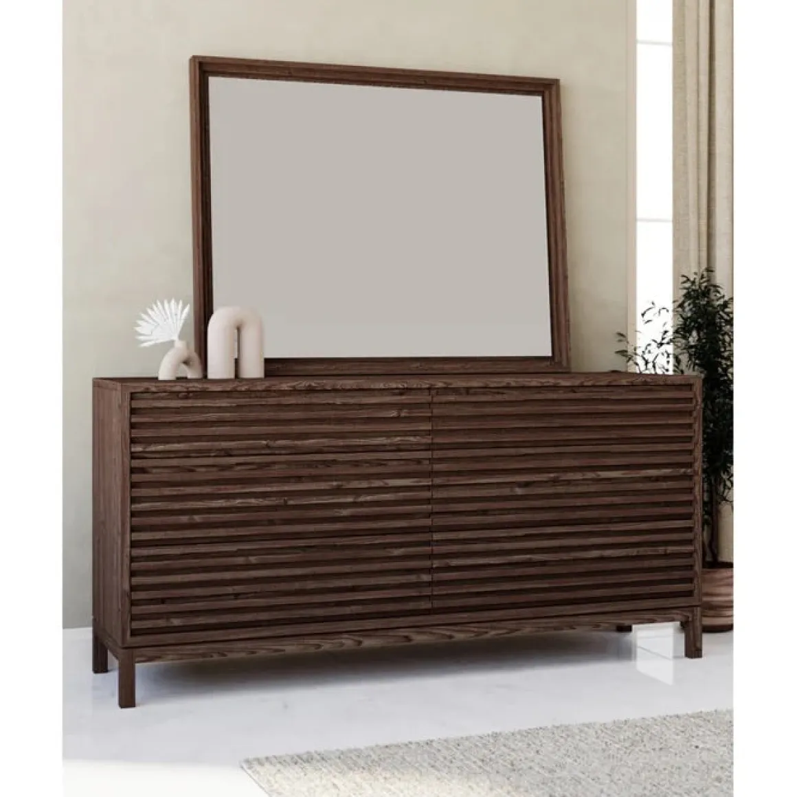 Tanner Dresser In Flaxen