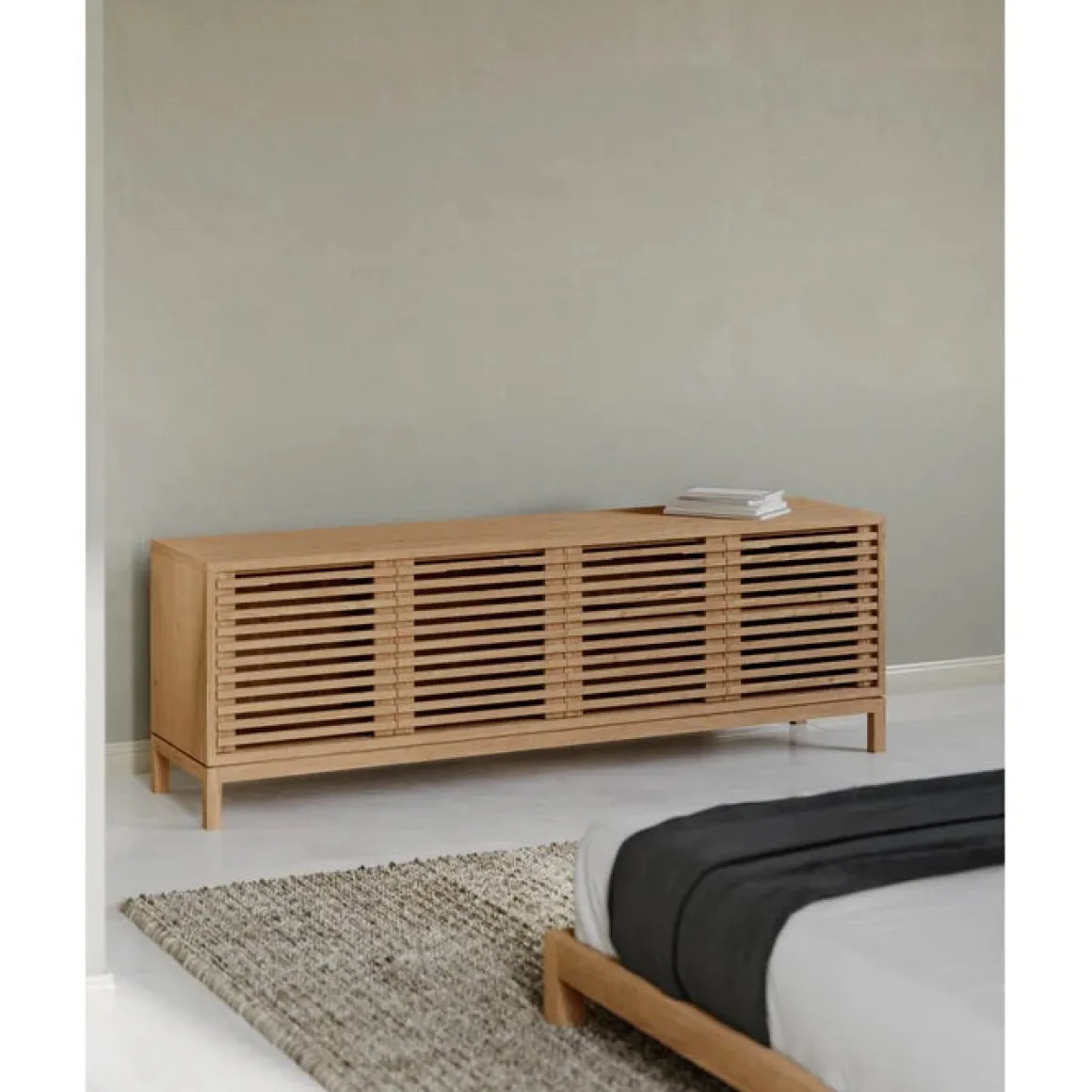 Tanner Media Console In Roux