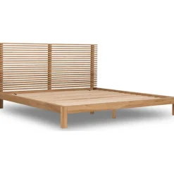 Tanner Platform Bed In Flaxen, Full