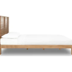 Tanner Platform Bed In Flaxen, Full