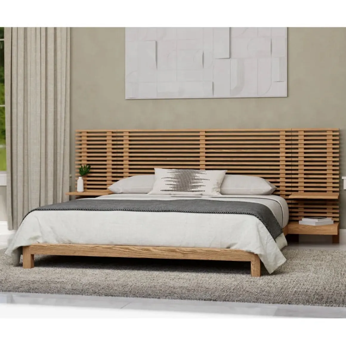 Tanner Wall Bed In Flaxen, Full