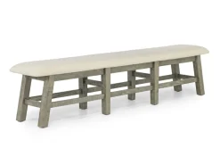 Telluride Dining Bench In Driftwood