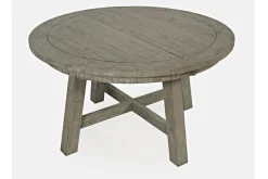 Telluride Round Dining Table In Driftwood