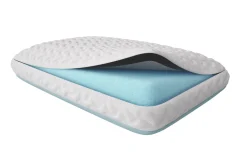 Tempur-Pedic Breeze Pro-Hi Cooling Pillow In White, Eastern King
