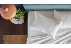 Tempur-Pedic Luxe Egyptian Sheets In Silver Mist, Twin